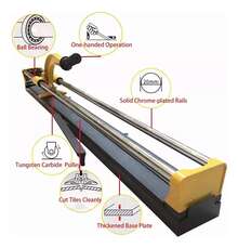 Cortador De Azulejo Loseta O Piso Ceramico Con Láser 600mm,Cortador De Azulejo Loseta O Piso - Amarillo - Ver 5