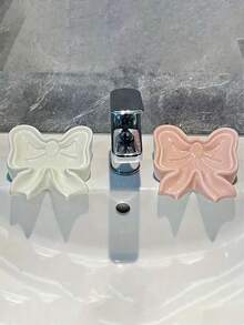 O cutie cu săpunuri fluture, cutii de săpun în stil dulce, suport de uscare a săpunului de baie luxos și frumos pentru casă., accesorii de baie, decor cameră