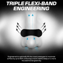 30片装黑色胶带通气鼻贴 - 优质鼻贴，超长效，低过敏性，无药物，易于粘贴和取下