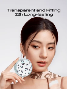 MISTINE 2pcs 13g/Pc Soft Focus Cushion Foundation, Creates Natural Dewy Makeup, Moisturizing, Suitable For Dry Skin, Medium Coverage LF100 - LF100 - View 2