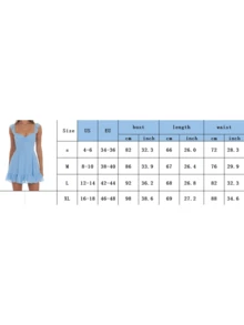 Women Y2k Graduation Mini Dress Ruffle Hem Lace Short Dress Flowy A Line Tie Back Dresses Teen Girl Party Clubwear - Màu tím - Xem 5