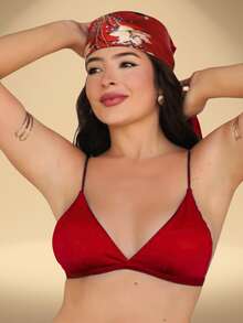 Women Bikini Tops - Đỏ - Xem 9