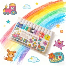 فرشاة رسم دوارة ملونة قابلة للغسل سعة كبيرة، قلم رسم غير مُسبب للفوضى، فرشاة رسم بالألوان الزيتية - هدية عيد الميلاد، هدية عيد الفصح، هدية عيد الحب، هدية، لعبة، عيد الفصح، وصول جديد الأكثر مبيعًا، وصول جديد الأكثر رواجًا، وصول جديد، لعبة وصول جديد، لعبة تنكرية، لعبة إبداعية - متعدد الألوان - مشاهدة 7