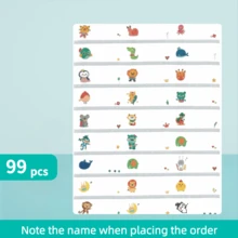 Custom Waterproof Name Labels (33pcs-297pcs), Personalized Durable Stickers In Transparent, Fade-Resistant, Easy To Apply And Remove, Perfect For Water Bottles, Books, Lunch Boxes, And More