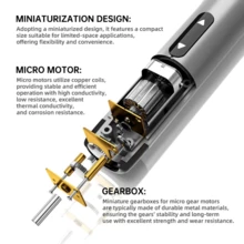 46-In-1 Rechargeable Precision Electric Screwdriver With Magnetic Tips - Grå - Visa 7
