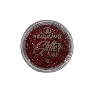 Phallebeauty Glitter Make Vermelho