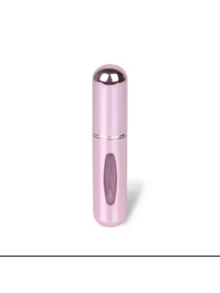 ​​Leak-Proof Perfume Atomizer, 5ml Refillable - One-Step Transfer Design, Portable Travel Spray Bottle In Shiny Pink For Purse & Pocket - 粉色 - 查看 1