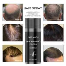 Hairline Hair Fiber Powder, Repairs Receding Hairline On The Forehead, Improves Sparse Hair, Covers White Hair And Baldness, Easily Applies Color, Waterproof, Sweat-Proof And Does Not Fade, Black And Dark Brown Hair Color Filling Powder Suitable For The General Public - 彩色 - 查看 3