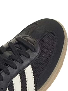 Adidas Originals Adidas Samba OG Premium Sneakers, Timeless Retro Trainers In Fall Tones, Leather & Suede Construction, Low-Top Casual Sneaker For Outdoor, Sports, Sambas For School And Work, Daily Shoes For Skate Outfit, JQ5141 - 核心黑色/奶油色 - 查看 7