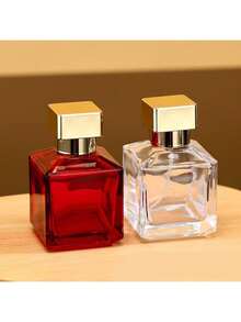 1pc Glass Perfume Bottle Spray 50ml High-End Glass Portable Travel Exquisite Perfume Bottle Empty Sample Bottle Dispenser - Bottle - View 2