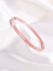 5件套优雅金色不锈钢手链套装，独特设计，是情侣的理想之选，也是完美的日常装饰礼品和珠宝礼物。 - 玫瑰金 - 查看 14