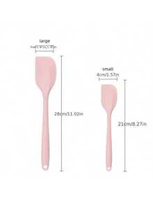 1pc All-In-One High-Quality Silicone Scraper Baking Tool, Heat-Resistant Silicone Scraper, Baking Shovel Knife 21cm/28cm, Cream Cake Spatula - Non-Stick Silicone Scraper For Cooking, Baking And Spreading - Holiday Party Birthday Cake Baking Tools - Multicolor - View 5