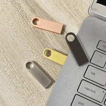 Biyetimi Tipo C USB Interfaz 2. 0 OTG Flash Drive 128GB 64GB 32GB 8GBteléfono inteligente tableta PC 128GB Pendrives Palillo de memoria USB con capacidad real – Unidad Portátil Metálica para Fotos, Unidad de memoria portátil de alta velocidad, Videos y Datos – Compatible con PC, TV y Coche - Color aleatorio - Ver 5