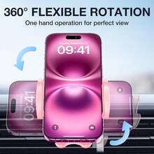 Supporto per telefono da auto YWOR, [adatto a custodie spesse] Supporto per telefono da auto, Supporto per telefono da auto senza mani adatto per iPhone e smartphone