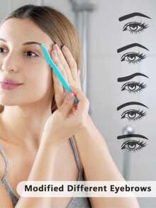 Kit 36 Units Eyebrow And Face Blades Razor Hair Removal Design Facial Hair Removal Eyebrows - Multicolor - View 3