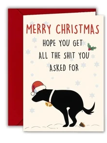 1 set Kartu Natal Anjing Lucu dengan Amplop - Sempurna untuk Pria & Wanita, Ucapan Selamat Liburan yang Menggemaskan untuk Orang Tua, Saudara, Teman - Satu-Ukuran - View 10