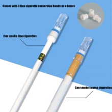 100pcs, Disposable Smoking Filter Tips Filter Holder Mouthpieces, Tar Filter Reduces Tar, Household Gadget, Valentine's Day Gift, New Year's Gift, Party Supplies(Three Thickness Conversion Adapters Are Included As A Gift)