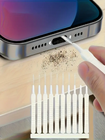 10-Piece Multi-Purpose Dust And Cleaning Tool Set For Charging Ports, Speakers, Phones, And Shower Heads - Lint/Debris Removal Brush For Electronics And Household Products
