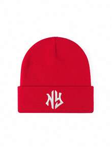 1 pieza Gorro elástico de punto unisex para otoño/invierno, gorro de moda estilo hip hop con bordado de NY, gorro tipo beanie Y2K - sombrero de punto - Ver 18