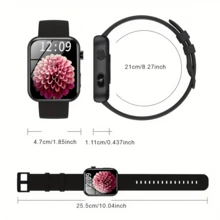 SENBONO Women Smart Watch With Bulit-In Camera, Dynamic Watch Faces, Wireless Call, Local Music, 32Mb RAM,512Mb ROM, Audio Recording,Music Player, Weather, Heart Rate/Sleep Monitoring, Calorie Fitness Tracker,Calculator, SOS Call, Pedometer, Message Reminder Smartwatch For Android,Gift For Men Women - Multicolor - View 9