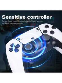 4K Retro Console With 2 Wireless Controllers – 20,000 Games + 20 Emulators – Plug And Play – Compatible With TV, Monitor, PC And Projector – Ideal Gamer Gift - White - View 5