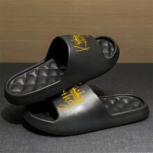 1 双男女通用套脚拖鞋，户外运动拖鞋，耐磨、透气、柔软有弹性，清凉沙滩凉鞋，情侣款，适合度假（建议购买大一码以获得更舒适的穿着体验） - 黑色 - 查看 3