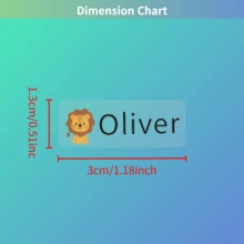 Custom Waterproof Name Labels (33pcs-297pcs), Personalized Durable Stickers In Transparent, Fade-Resistant, Easy To Apply And Remove, Perfect For Water Bottles, Books, Lunch Boxes, And More