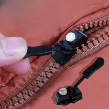 3/9/15/21/27件套通用拉链维修套装，带可调节拉头 - 快速安装，无需工具或缝纫 - 适用于夹克、背包、行李箱等