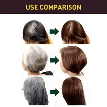 100ml,Brown Dyeing Shampoo, Gentle And Quick Coloring, Even Hair Color, Long-Lasting Color Lock Without Fading, Adds Hair Color Luster, Does No Harm To Hair, Fashionable Hair Color Shampoo - màu nâu - Xem 4