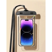 Universal Waterproof Phone Pouch - Fluorescence Waterproof Case Compatible With Iphone 15 14 13 12 11 Pro Max XS Plus Compatible With Samsung Galaxy Cellphone Up To 7.0", Waterproof Cellphone Dry Bag Beach Vacation Essentials For Summer Holiday, Diving, Swimming, Beach Phone Case