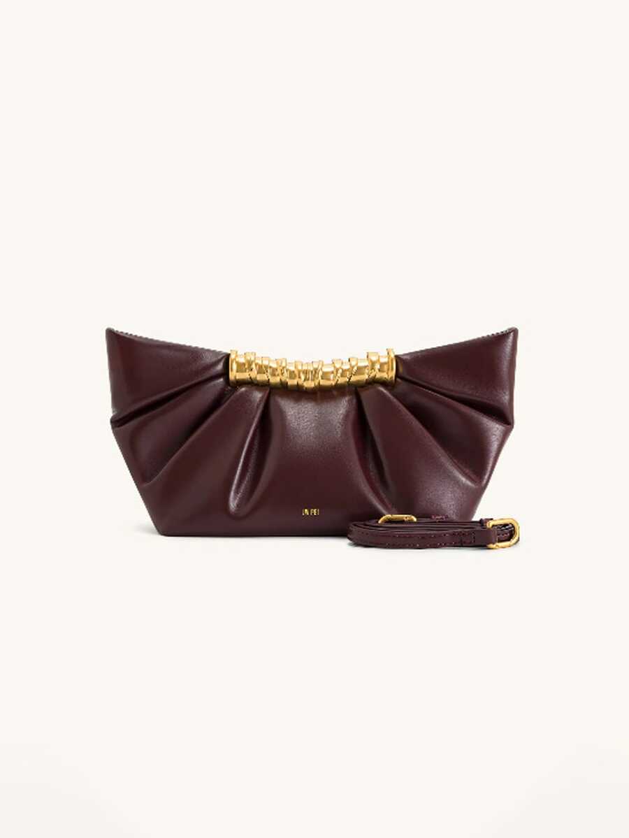 Sac de soirée élégant et formel, portefeuille femme minimaliste classique, sac à main de soirée en PU plissé doux, convient pour les mariages et les galas