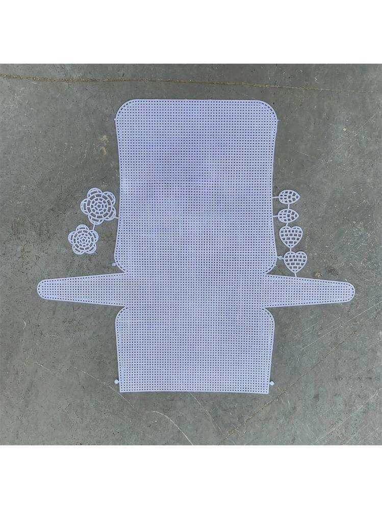 1片塑料网布，用于制作包袋、编织材料，白色雪尼尔网状网格布，适用于针线活DIY配件、手工包袋制作工具套装、工艺品、缝纫、个性化礼品、钩编、成人工艺品、缝纫、缝纫面料、缝纫配件、DIY、钩编、工艺套装 - 彩色 - 查看 20