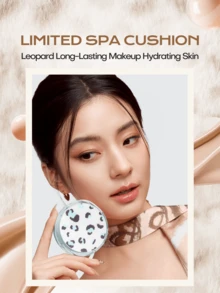 MISTINE 2pcs 13g/Pc Soft Focus Cushion Foundation, Creates Natural Dewy Makeup, Moisturizing, Suitable For Dry Skin, Medium Coverage LF100 - LF100 - View 4