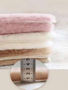 1 par de plantillas acolchadas y cálidas de forro polar unisex, con suela blanda, cómoda y transpirable, de felpa larga y antifrío para el calzado - café - Ver 4