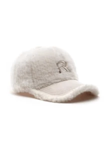 1 Mũ bóng chày mùa đông mềm mại dành cho nữ có logo "R" thêu tinh tế, phong cách đường phố thường ngày, chất liệu siêu mềm mại và ấm áp mang lại sự thoải mái tối đa, dây đeo có thể điều chỉnh để vừa vặn, lý tưởng cho trang phục hàng ngày, phiêu lưu ngoài trời, mùa lạnh, phụ kiện thời trang không thể thiếu cho những quý cô sành điệu - R - Xem 11