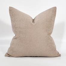 1 Vỏ gối trang trí bằng vải lanh sang trọng, Vỏ gối sofa vuông, Vỏ gối dệt hiện đại, Không ruột, Thích hợp cho ghế sofa, phòng khách, phòng ngủ, nhà nông, Cũng làm quà tặng, Mọi mùa - Lạc đà - Xem 3