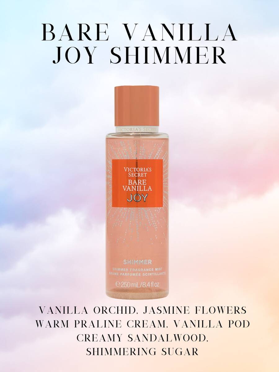 Victoria's Secret Victoria's Secret VS Body Mist Fine Fragrances Coconut Cream Body Mist - Bare Vanilla Joy Shimmer - View 1
