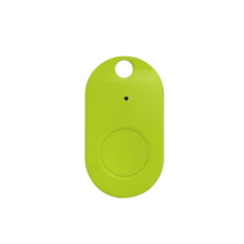 1 peça de alarme antiperda oval de curto alcance, localizador de chaves, alarme bidirecional, carteira de telefone, dispositivo inteligente antiperda, alarme antiperda para animais de estimação, compatível com Android, alimentado por bateria de botão (CR2032, substituível), adequado para lembrete de perda de itens (quando o dispositivo vinculado é colocado a mais de 25 metros de distância)