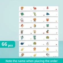 Custom Waterproof Name Labels (33pcs-297pcs), Personalized Durable Stickers In Transparent, Fade-Resistant, Easy To Apply And Remove, Perfect For Water Bottles, Books, Lunch Boxes, And More