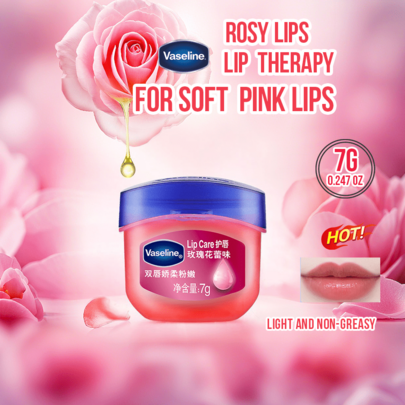 Repair Moisturizing Lip Balm 7g, Rose Bud Flavors, Deep Hydration, Long-Lasting Moisture, Solves Dryness, Peeling, Lip Lines, Creamy, Non-Greasy Textu