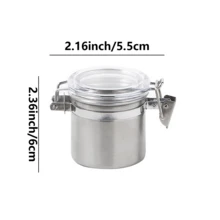 Metal/Plastic Sealed Cans, Small Portable With Sealed Cans, Tobacco Storage Tank, Two Models Can Be Selected