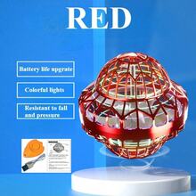 2025 Flying Ball UFO Toy, Upgraded Version Outer Space UFO Spaceship, Manually Controlled Gyro Ball, LED Light Flying Rotating Mini Drone, Amazing Cool Toy, Christmas Gift For Boys And Girls