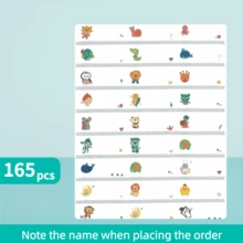 Custom Waterproof Name Labels (33pcs-297pcs), Personalized Durable Stickers In Transparent, Fade-Resistant, Easy To Apply And Remove, Perfect For Water Bottles, Books, Lunch Boxes, And More