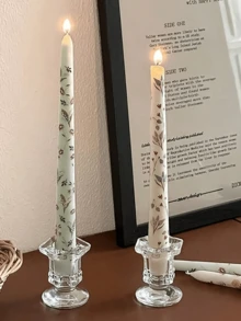 3/2 szt./1 szt. szklanych świeczników, stojące europejskie retro tłoczone kryształowe świeczniki, dekoracja stołu w salonie na walentynki, aromaterapeutyczna podstawa świecy, romantyczna dekoracja - świeczniki i świeczniki do domu, salonu, sypialni, hotelu/restauracji/przestrzeni komercyjnej - idealne na wesela, walentynki i Nowy Rok