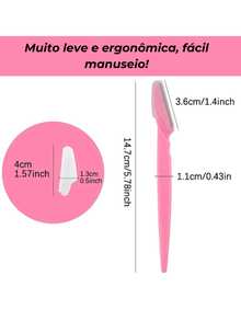 Kit 36 Units Eyebrow And Face Blades Razor Hair Removal Design Facial Hair Removal Eyebrows - Multicolor - View 5