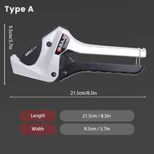 AIRAJ Cutting Knife Pex Cutting Machine 42mm Pex Pipe Cutting Machine Pex Pipe Cutting Machine 8-Inch Sk5 Pex Pipe Cutting Tool For Pex Pvc Ppr Plastic Cutting Manual Tool Industrial Grade Household Multifunctional Cutting Knife Portable Cutting Tool - White - View 8