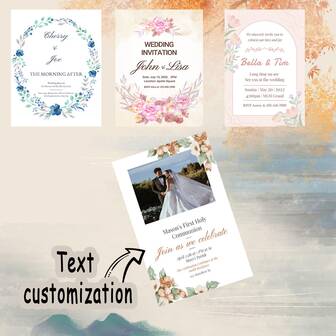 Individuelle Grußkarten, Restaurantmenüs, Segenswünsche, Hochzeitskarten, Neujahrskarten, Geburtstagskarten, Feiertags-Karten, Valentinstag, Muttertag, Weihnachten, Chinesisches Neujahr