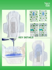 Niceday 9 pièces/3 paquets, Serviettes hygiéniques légères de 245 mm, Serviettes hygiéniques éliminant les odeurs à la Armoise, Serviettes hygiéniques féminines à la Camomille, Protège-slips quotidiens, Mini-serviettes hygiéniques, Réchauffe-utérus, Serviettes hygiéniques pour femmes, Protège-slips ultra-minces pour les règles, grande absorption, sans fuite, respirants et secs, convient aux femmes enceintes et aux personnes âgées