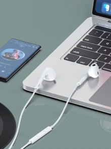 Type C Wired Earphones, USB C Earbuds Earbuds Audio Earphones Headphones Electronic Calls & Music Bass Stereo In-Ear Headphones Wireless Headphones Headset For Ipad/Pc