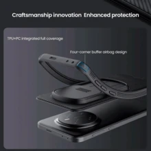 xaa mobile Nillkin Camshield Pro Case For Honor Magic 7 Pro, Anti-Slip Camera Protection + HD Hydrogel Screen Protector - Black - View 5